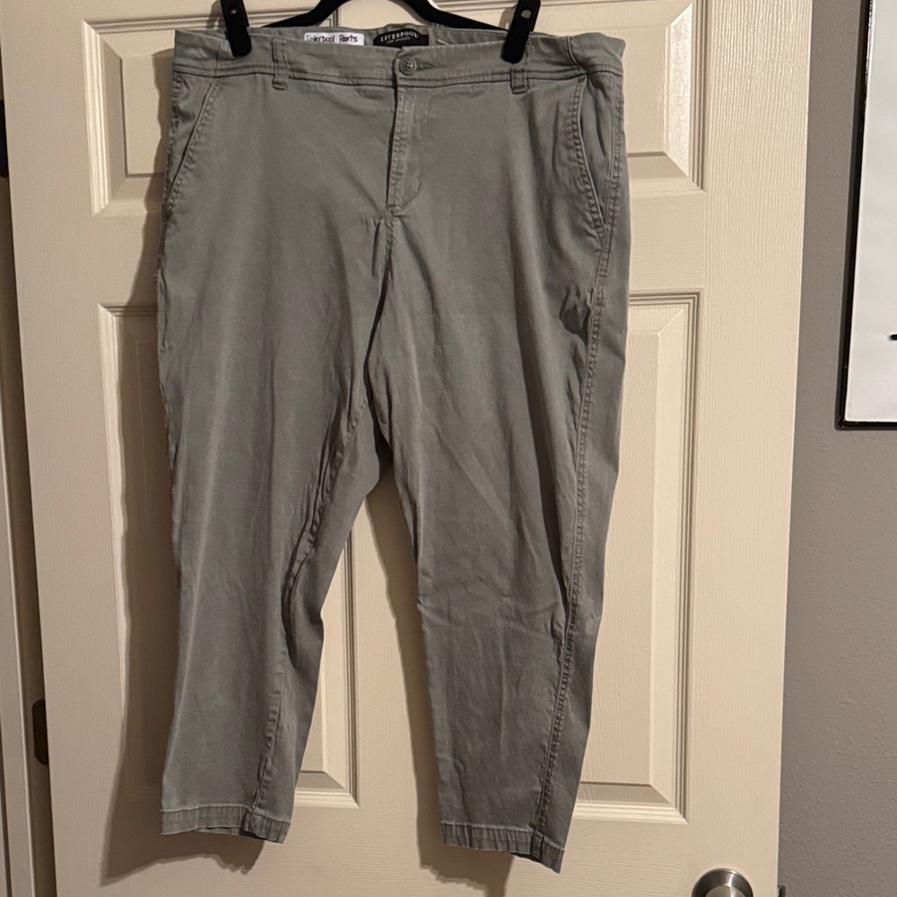 Liverpool Women's Ankle Pants - Tan